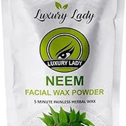 luxary lady -Neem Facial Wax Powder, 5 min Painless Natural Face Hair Removal Waxing Powder, Easy to use at home, No chemicals - No Irritation, No Skin rashes (Pack-50 gram) (1)-image-30