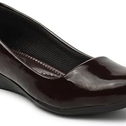 SHENELLFASION Stylish Women's Formal Ballerina Shoes, Trendy Bellies, Ballet Wedges, Platform Heels for Office Use | Comfortable Slip-Ons-image-38