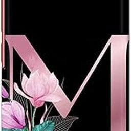 NDCOM for Vivo Y81i Back Cover M Alphabet Pink Floral Name Initial Letter Printed Hard Case-image-26