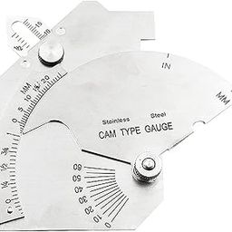 Professional Bridge Gauge Welding Fillet Throat Gage Bevel Inch/mm Stainless Steel Used for Industrial-picture-1