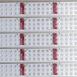 BirdFlee Bird Spike 10 Pcs Set | Bird Control Spike | Pigeon Spike for Pigeon Control for Window and Split AC (White, 10 Pcs with Double Sided Tape)-image-1