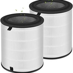 Lv-H133 Replacement Filter Only Compatible with LEVOIT LV-H133 Air Purifier, H13 Grade True HEPA Filter and Activated Carbon Filter Set, LV-H133-RF, 2 Pack-picture-10