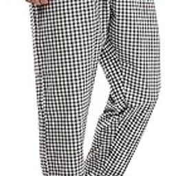 Pajama Pants Sleepwear Buffalo Plaid Pajamas Drawstring Wide Leg Lounge Pants pajama pants men Pajamazing 100% cotton (ChessBoard)-image-32