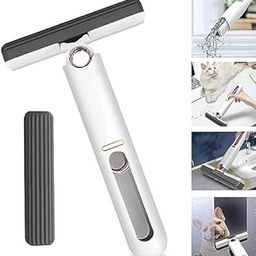 FLUZOV Mini Mop for Kitchen with Sponge Portable Mini Mop Self Squeeze Strong Absorbent Magic Wiper for Kitchen Small Wet & Dry Use for Bathroom Wall Glass Car Table Home Mini MOP Random-75