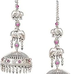shaya by CaratLane The Herd Leader Elephant Earrings Crafted in 925 Silver for Women-picture-29