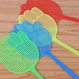 Turtuls Group Hand Shape Fly Swatter Home Cockroch, Small Insect Killer Manual Multicolor Pack-4-image-82