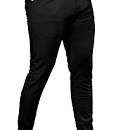 Men's Slim Fit Formal Trousers | Mid-Rise Solid Bottoms with Button Closure | Stylish Office Pants (Pack of 1)-picture-6