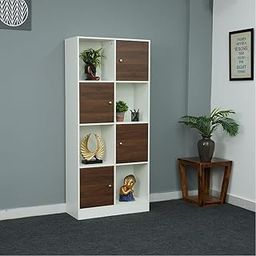 Royaloak Milan Italian Bookshelf | Engineered Wood Storage Rack with Melamine Finish | Multipurpose Organizer for Home Decor | Library Book Shelf | Showcase Organizer for Living Room, Kitchen, Bedroom-19