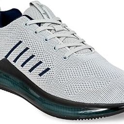 Training,Atheletic,Gym,Sports Comfortable Extra Max Air Capsule Air Cushion with Memory Foam Insole,Anti Skid Tech Grip Walking Shoes for Men(306 Black/Grey-Sizes 6,7,8,9,10)-picture-0
