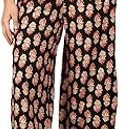 by Lux Cozi Women's Printed Relaxed Wide Leg Printed Casual Palazzo-image-14