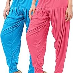 Women's Viscose Dhoti Patiyala Salwar Harem Bottoms Pants-picture-17