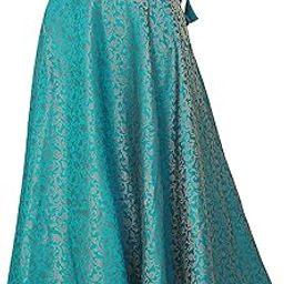 Women's Readymade Banarasi Brocade Maxi Skirt Lahenga Ghaghra.-image-37