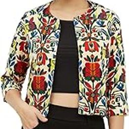 Women's Polyester Printed Open Shrug-picture-2