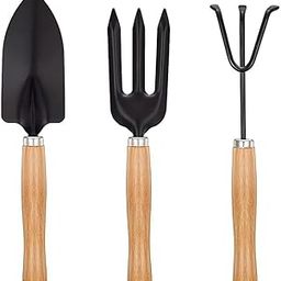 QWLEKSH 3 Pcs Gardening Tool Set, Hand Tool Kit for Home Gardening, Small Sized Hand Cultivator, Small Trowel & Garden Fork, Perfectly Sized for Kids, Ideal for Home Gardening, Flower Pot and Lawn-image-94