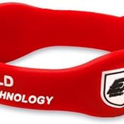 ENERGY SHIELD Wristband Energize-Pro Negative Ion Band for Men and Women Silicone Bracelet Red Colour (Medium)-image-40