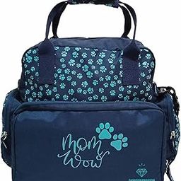 HNS Fashion Polyester Adjustable Strap Baby Diaper Nappy Changing |Mother Handbag |Maternity Backpack Blue Color (Pack of 1)..-image-65
