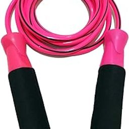 Steller Skipping-Rope Jump with Plastic Handle for Men Women Kids For Weight Loss ( Pink )-image-100