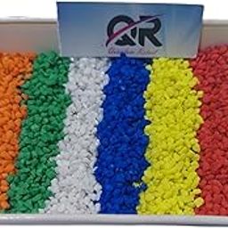 Quantum Retail (12 Colors X 250 Grams Each = Total 3 Kilogram) Marble Chips for Garden, Aquarium, Indoor Outdoor Decoration Pebbles Stone - (Size:3mm-5mm)-image-12