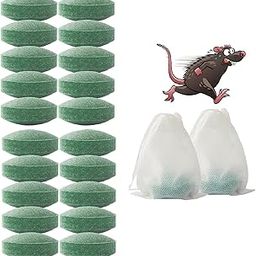 Mouse Repellent Peppermint Oil Mouse and Squirrel Deterrent for Indoor-Outdoor Garage, Rat Poisoning for Inside Home, Natural Repellent to Keep Rodents Out of Car, Rat Controller Pills (20)-image-27