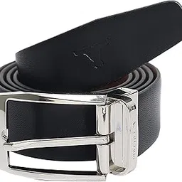 bulchee Men's Reversible Leather Belt – Brown/Black, Nickel Buckle - BUL2406BXXL-picture-3