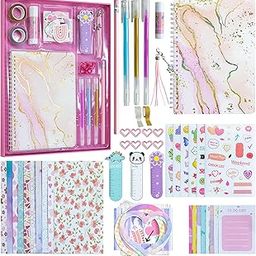 HoomTop Journal Kit For Girls Ages 8-12 Scrapbook Journaling Diy Kit For Teen And Girl-Kids Scrapbooking Journals Gifts-image-30