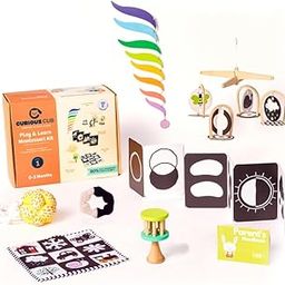 Curious Cub Montessori Learning Wooden Baby Toys | Box 1: 0-3 Months | Montessori Toys for 0-3 Months |Educational Toy|Fine Motor Skills Development |Toy for New Born Baby| Toddler Toy | Ideal Gift-picture-24