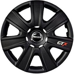 PRIGAN 14 Inch Black Universal Wheel Cover/Cap for All 14 Inch Cars (Size 14 Inch) (Set of 4 Pcs) (Press Fitting) Model- GTX Black 14-image-79