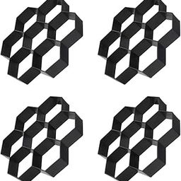 LICHTS® 4pcs 7-Hexagon Walk Maker Concrete Stepping Stone Mold Garden Pathway Mold|Home & Garden | Yard, Garden & Outdoor Living | Garden Decor| Decorative Stepping Stones-image-67