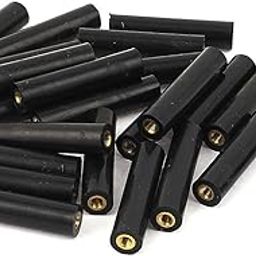 3NH® 25PCS M3 Brass Insert Thread 1.9" x 0.3" Insulated Standoff Terminals-image-31