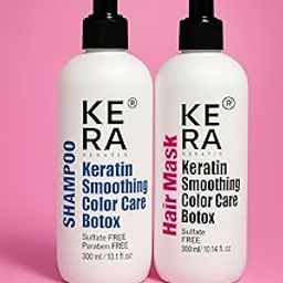 KERAFIX KERATIN POST TREATMENT SHAMPOO ANS MASK COMBO PACK OF 2-10
