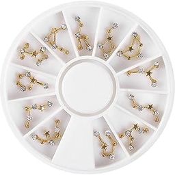 BNF®3D Nail Art Glitters Acrylic Tips Decorations Jewelry Manicure Accessories|Health & Beauty | Nail Care, Manicure & Pedicure | Nail Art Accessories|1 Box Nail Art Ch-26