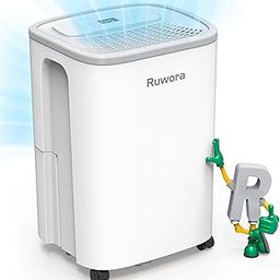 Dehumidifier for Home, Dehumidifier 4500 Sq Ft 50 Pints, Dehumidifiers with Drain Hose, 2L Water Tank, RUWORA Dehumidifiers for Basement,-image-82
