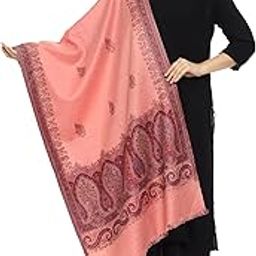 Women's Melange Kani Wool Stole(2JR2)-image-13