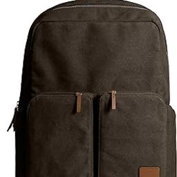 Field Backpack | Casual Laptop Bag with Luggage Sleeve | Unisex Travel Backpack | Made of Durable Canvas Material | Zippered Compartments with Pockets-16