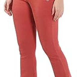 Women's Cotton Slim Flared Stretchy Trackpants for Women | Stylish Casual Trouser for Women | Lower for Workout, Gym Pants for Women-image-26