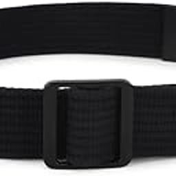 Men Black Textured Casual Belt-image-25