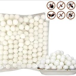MeeTo Naphthalene Balls for Clothes, Kapoor, Kunain, Naphthalene Balls 3 in 1 Anti-Insect, Anti-Moth, Anti-pests/Napthalene Balls for Bathroom, Cockroaches - White, Pack Of 500Gm-picture-20