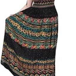Attractive Printed Rayon Bobbin One Piece Kaftan Nighty fit and Flare Maxi Night wear Gown Comfy Trendy Dress for Women-image-80