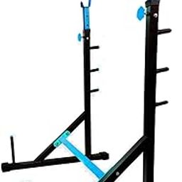 BULLAR Gym Bench, Bench for Home Gym, Perfect Gym Bench for Home Workout, Idol for Bench Press, and Squat Rack (Squat Stand, Upright, 100 kg)-picture-23