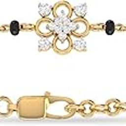pc jeweller 18k (750) Yellow Gold and Diamond Bracelet for Women-picture-19