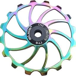 Meadawgs® Rear Derailleur MTB Road Bike Guide Roller Jockey Wheel 7-12 Speed Colorful-image-31