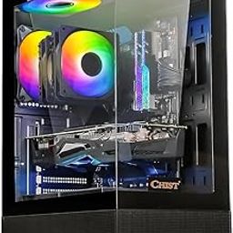 CHIST Gaming PC (Xeon E2680 V4 Processor 14 Cores 28 Threats Processor / DDR4 32GB Ram/ 1TB SSD/RX 580 8GB DDR5 Graphic Card/Gaming Cabinet/WiFi-0