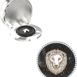 – Snap-on Shirt Button Cover Cufflinks Set for Men - Leo Style-15