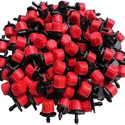 (100pcs) Adjustable Irrigation Dripper Sprinklers 1/4 Inch Emitters for Drip Irrigation System - Pack of 100pcs-image-22