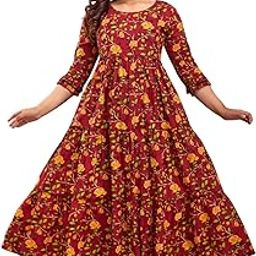 Cotton A-Line Flaired Nayara Maternity Feeding Kurti for Women with Zippers | Maternity Dress for Pre and Post Pregnancy & Nursing for Mom-image-28