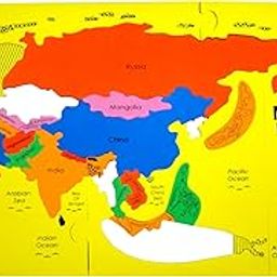 Imagimake Mapology Destination Asia Map Puzzle, Multi Color-17
