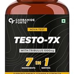 Carbamide Forte Testosterone Supplement Capsule for Men with Tribulus 1000mg, Ashwagandha, L-Citrulline & Kaunch Beej 60 Veg Tablets-4