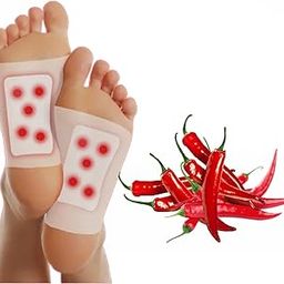 ACHAL Detox Foot Patch, Red Chilli Organic Health Foot Pads for Pain/Stress Relief, Natural ingredients Toxins Remove Foot Pads for Better Sleep and Body Cleansing (10 pads)-6