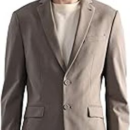 Men's Solid Slim Fit Velocity Blazer-image-95