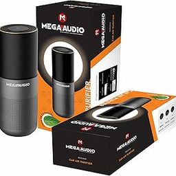 MEGAAUDIO MACA02 Car Air Purifier | HEPA & Activated Carbon Filter | USB-Powered, Removes PM2.5, Allergens, Odors, and Harmful Gases | Compact, Quiet Design Fits Perfectly in Your Car Cup Holder-picture-17